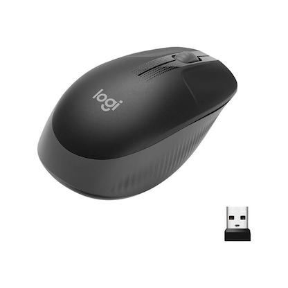 Artikelbild 2 für Logitech M190 Maus kabellos schwarz, anthrazit, Artikelnummer 373631