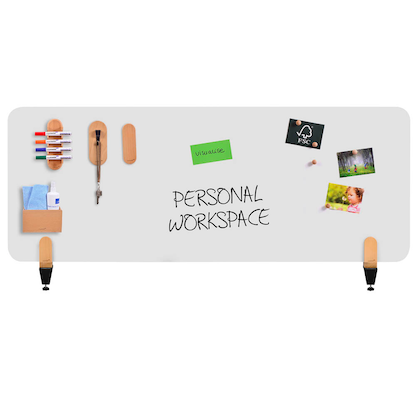 Artikelbild für Legamaster Tischtrennwand ELEMENTS 7-209912, weiß 160,0 x 60,0 cm, 1 St., Artikelnummer 496681