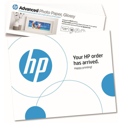 Artikelbild 2 für HP Fotopapier 49V51A 10,0 x 30,5 cm glänzend 250 g/qm 10 Blatt, Artikelnummer 730261