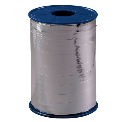 Artikelbild für PRÄSENT Geschenkband MEXICO einseitig hochglanzbeschichtet/Rückseite matt silber 10,0 mm x 250,0 m, Artikelnummer 914960