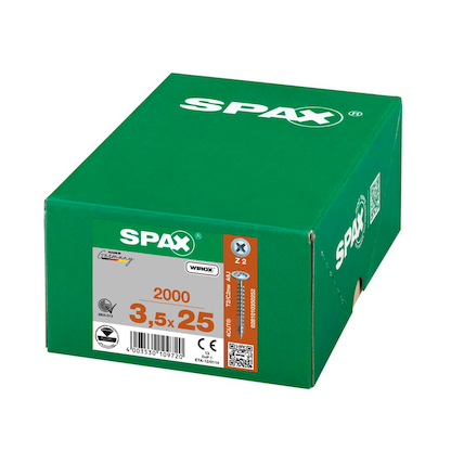 Artikelbild 11 für SPAX® Universalschrauben Z2 Rückwandkopf WIROX 0281010350252 3,5 mm x 25 mm, 2.000 St., Artikelnummer 395789