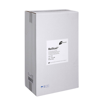 Artikelbild 4 für Meditrade® Ärztekrepp ROLLICEL® 1-lagig weiß 55,0 cm x 50,0 m, 6 Rollen, Artikelnummer 565587