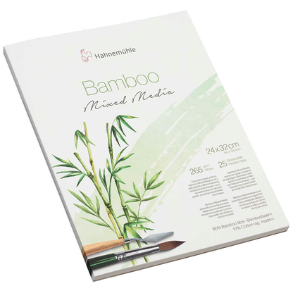 Artikelbild 3 für HAHNEMÜHLE Malblock Bamboo 24,0 x 32,0 cm 265 g/qm, 25 Blatt, 1 Block, Artikelnummer 708796