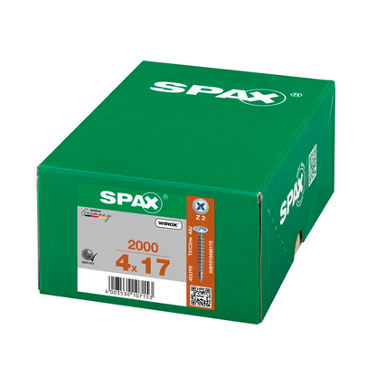 Artikelbild 11 für SPAX® Universalschrauben Z2 Rückwandkopf WIROX 0281010400172 4 mm x 17 mm, 2.000 St., Artikelnummer 395519