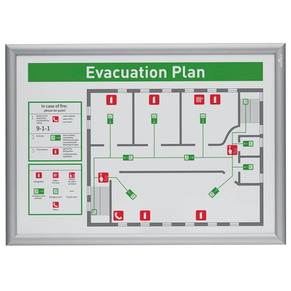 Artikelbild 6 für DURABLE Klapprahmen silber 48,0 x 65,0 cm, 1 St., Artikelnummer 574687