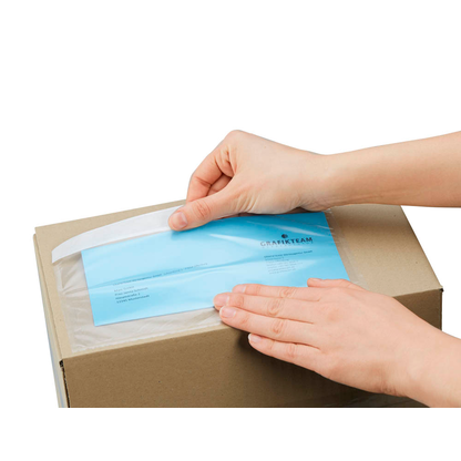 Artikelbild 3 für docuFIX® CLASSIC Lieferscheintaschen plus Kunststoff DIN lang 250 St., Artikelnummer 356749