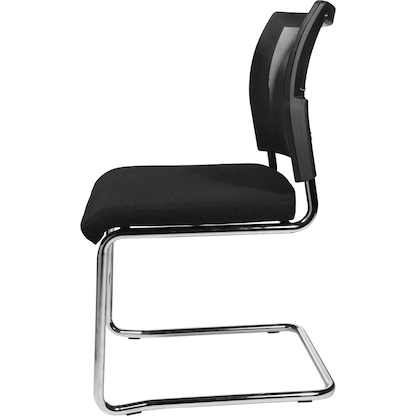 Artikelbild 4 für Topstar Besucherstühle Visit 20 Net NV490 G200 schwarz Stoff, 2 St., Artikelnummer 170600