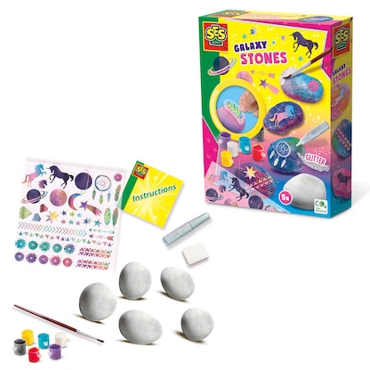 Artikelbild für SES Creative® Bastelset Steine designen Galaxy mehrfarbig, Artikelnummer 110753
