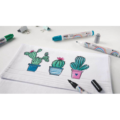 Artikelbild 7 für KREUL Junior Stoffmalfarbe farbsortiert, 18 St., Artikelnummer 115109