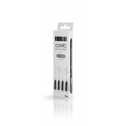 Artikelbild 6 für COPIC® Multiliner Fineliner farbsortiert 0.3 + 0.5 mm, 4 St., Artikelnummer 360943