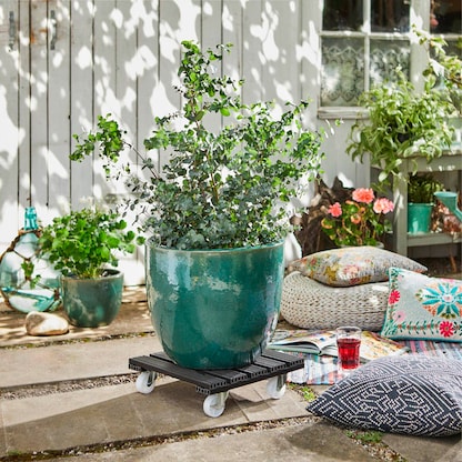 Artikelbild 6 für WAGNER® design yourself Pflanzenroller WPC GH 0540 Kunststoff anthrazit quadratisch 38,5 x 11,2 cm, 1 St., Artikelnummer 418667