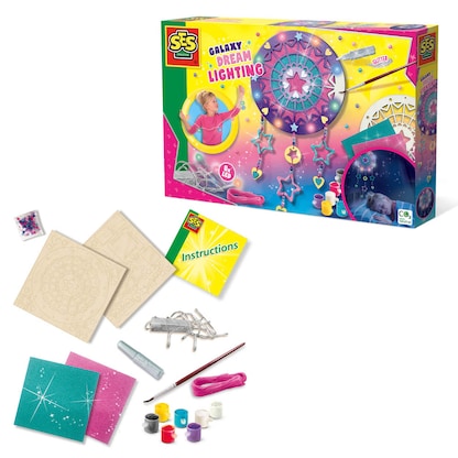 Artikelbild für SES Creative® Bastelset Traumfänger Galaxy mehrfarbig, Artikelnummer 110682
