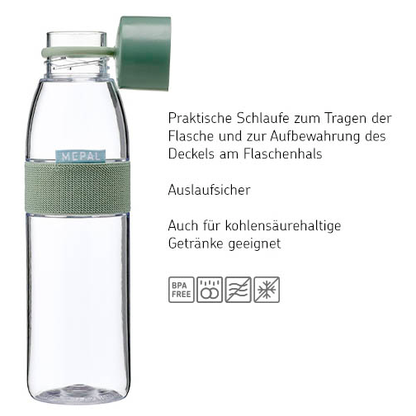 Artikelbild 2 für MEPAL Trinkflasche Ellipse nordic black 500,0 ml, 1 St., Artikelnummer 435006