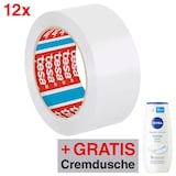 Artikelbild 1 für AKTION: tesa Packbänder tesapack® 4195 weiß 50,0 mm x 66,0 m 12 Rollen + GRATIS NIVEA Shower Creme Soft, 250 ml, Artikelnummer 631531