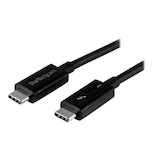 Artikelbild 1 für StarTech.com Thunderbolt 3 Kabel TBLT34MM50CM 0,5 m schwarz, 1 St., Artikelnummer 964458