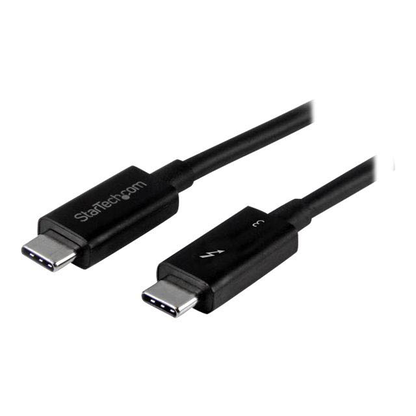 Artikelbild für StarTech.com Thunderbolt 3 Kabel TBLT34MM50CM 0,5 m schwarz, 1 St., Artikelnummer 964458