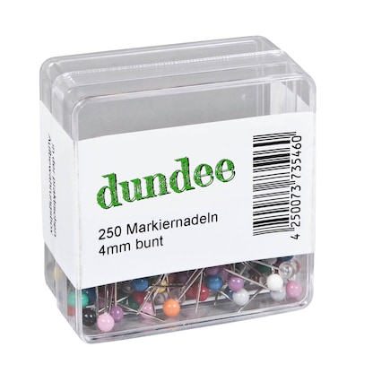 Artikelbild für dundee Pinnnadeln farbsortiert, 250 St., Artikelnummer 422313