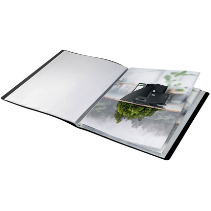 Artikelbild 2 für LEITZ Recycle 4677 Sichtbuch DIN A4, 40 Hüllen schwarz, 1 St., Artikelnummer 854162