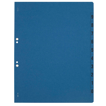 Artikelbild 5 für Ösenhefter Karton blau DIN A4, halber Deckel, 20 St., Artikelnummer 232025