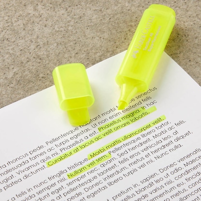 Artikelbild 5 für FABER-CASTELL TL 46 SF Textmarker farbsortiert, 4 St., Artikelnummer 274169