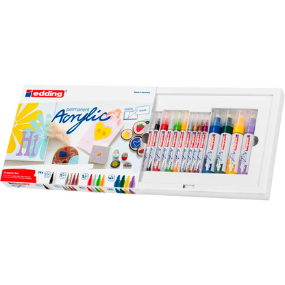 Artikelbild 3 für edding CS14B Acrylstifte-Set farbsortiert 14 St., Artikelnummer 786378