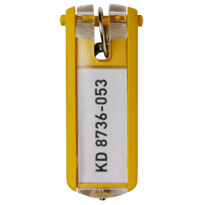Artikelbild für DURABLE Schlüsselanhänger KEY CLIP gelb, 6 St., Artikelnummer 569624