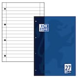 Artikelbild 1 für OXFORD Briefblock Schule gelocht DIN A4 liniert Lineatur 27, 1 Block, Artikelnummer 906615