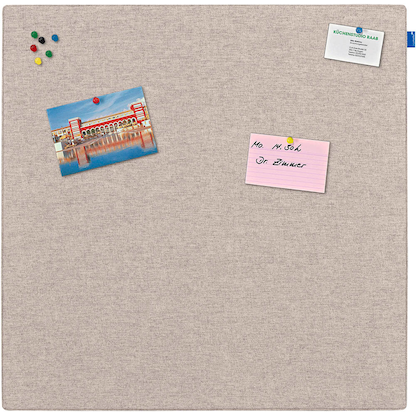 Artikelbild für Legamaster Pinnwand BOARD-UP Akustik 75,0 x 75,0 cm Textil beige, Artikelnummer 161982