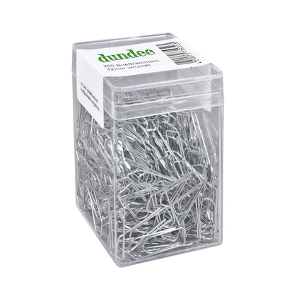 Artikelbild für dundee Büroklammern silber glanzverzinkt, 250 St., Artikelnummer 422537