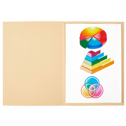 Artikelbild 3 für ELBA Aktendeckel Smart Line DIN A4 chamois, 100 St., Artikelnummer 671659