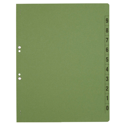 Artikelbild 5 für Ösenhefter Karton grün DIN A4, halber Deckel, 1 St., Artikelnummer 136729