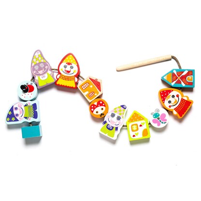 Artikelbild 2 für CUBiKA Fädelspiel Lernspiel, 1 St., Artikelnummer 234159