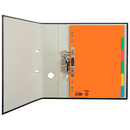 Artikelbild 2 für bene Ordnerregister DIN A4 Vollformat blanko farbig 6-teilig, 5 Satz, Artikelnummer 153515