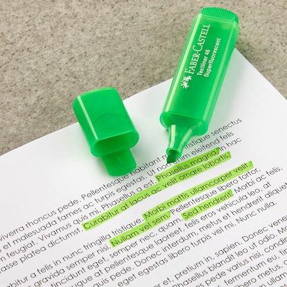 Artikelbild 6 für FABER-CASTELL TL 46 SF Textmarker farbsortiert, 4 St., Artikelnummer 274169