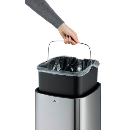 Artikelbild 4 für DURABLE No Touch Mülleimer 35,0 l edelstahl, 1 St., Artikelnummer 299386