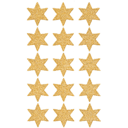 Artikelbild 2 für AVERY Zweckform Aufkleber Stern, gold, 30 Etiketten, Artikelnummer 723587