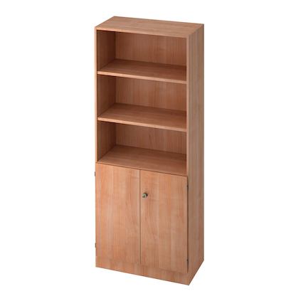 Artikelbild für HAMMERBACHER Regalschrank Savona, V6770/N/N/SG nussbaum 80,0 x 42,0 x 200,4 cm, 1 St., Artikelnummer 971457