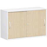 Artikelbild 1 für geramöbel Schiebetürenschrank Flex, S-312253-AW weiß, ahorn 1 Fachboden 120,0 x 42,5 x 79,8 cm, Artikelnummer 877360