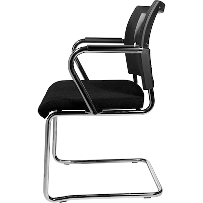 Artikelbild 7 für Topstar Besucherstühle Visit 20 Net NV490 G200 schwarz Stoff, 2 St., Artikelnummer 170600