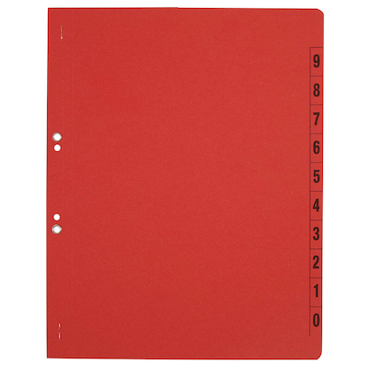 Artikelbild 5 für Ösenhefter Karton rot DIN A4, halber Deckel, 1 St., Artikelnummer 136731