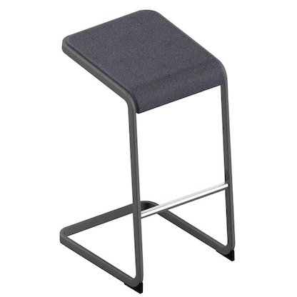 Artikelbild für Quadrifoglio Hocker C-STOOL OCSTOA01/2HAG anthrazit, 1 St., Artikelnummer 670416