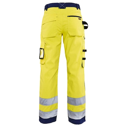 Artikelbild 2 für BLAKLÄDER® Damen Warnschutzhose 7155 gelb, marine Größe 23, Artikelnummer 742325