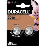 Artikelbild 1 für DURACELL Knopfzellen CR2016 Lithium 3,0 V, 2 St., Artikelnummer 373934