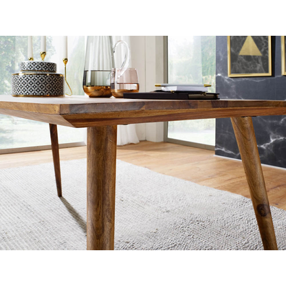 Artikelbild 8 für WOHNLING Esstisch sheesham rechteckig, 4-Fuß-Gestell sheesham, 160,0 x 80,0 x 76,0 cm, Artikelnummer 905701