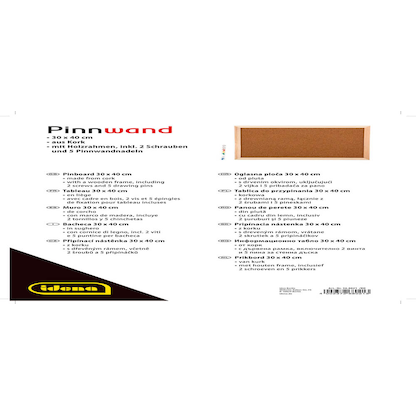 Artikelbild 7 für Idena Pinnwand 40,0 x 30,0 cm Kork braun, Artikelnummer 143036