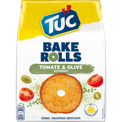 Artikelbild für TUC BAKE ROLLS TOMATE & OLIVE 150,0 g, 1 St., Artikelnummer 532166