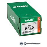 Artikelbild 1 für SPAX® Universalschrauben T30 Senkkopf WIROX 0191010601605 6 mm x 160 mm, 100 St., Artikelnummer 396228