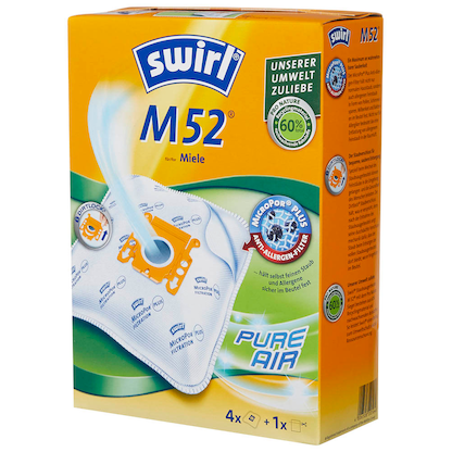 Artikelbild 2 für swirl® MicroPor® Plus M 52 Staubsaugerbeutel, 4 St., Artikelnummer 483844