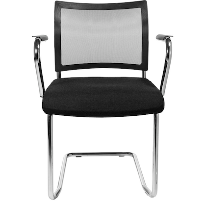 Artikelbild 9 für Topstar Besucherstühle Visit 20 Net NV490 G200 schwarz Stoff, 2 St., Artikelnummer 170600