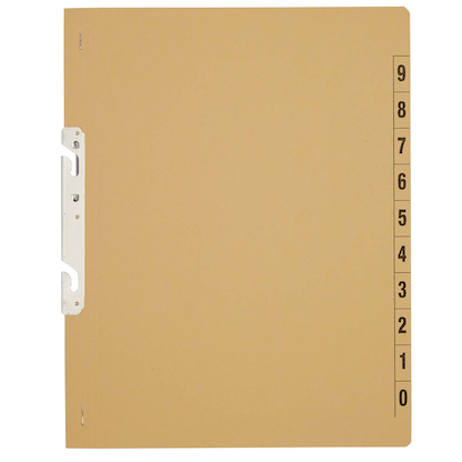 Artikelbild 5 für Einhakhefter Karton chamois DIN A4, halber Deckel, 20 St., Artikelnummer 234716